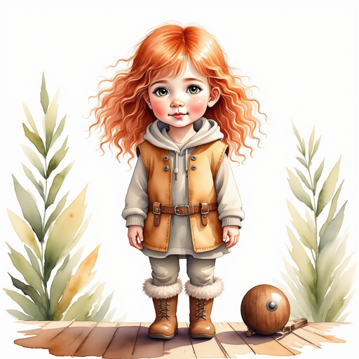 Bolda stands on the wooden deck, gently touching her helmet. In the background, tall branches sway