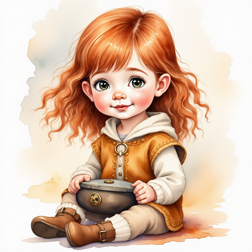 Bolda carefully holds the worn puzzle box in her lap. In the background, a smoky ceiling