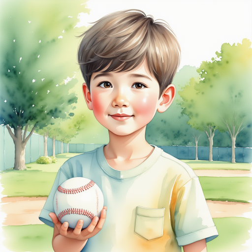 Lee thanking Starla, with his baseball in his hand.