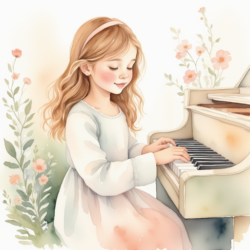 Vivian practicing her performance at home.