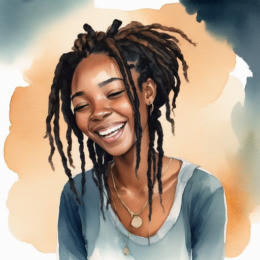 Syez laughing short dreadlocs dark clothing taunting