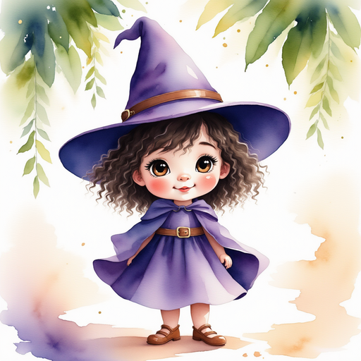 Willow Charms stands under a tall, sparkling tree. In the background are shimmering leaves.