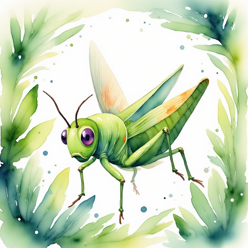 Buzzywhirl buzzing happily around the puzzle frame. In the background, thick jungle leaves.