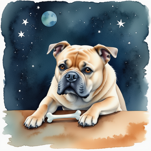 Milo looking at the Bone of Destiny, deep in thought.