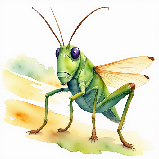 Show Buzzywhirl holding one napkin, wings shining in the sunlight. In the background, rolling plains reach out to the bright horizon.