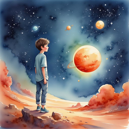 Lee approaching the red supergiant star, Betelgeuse.