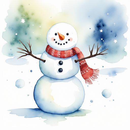 Draw a snowman