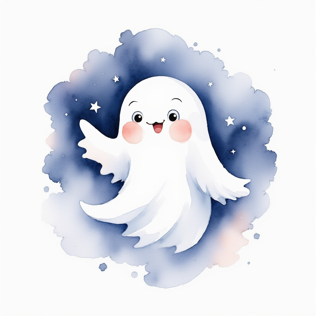 A cute ghost