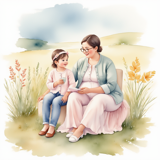 Grandmother giving advice to Grace