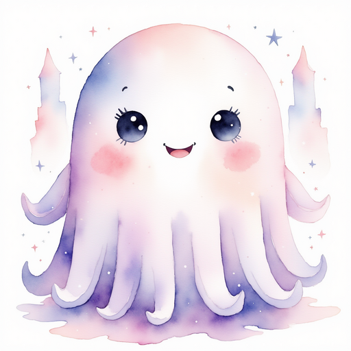 Show Glimmer Puff glowing and smiling. In the background, tall marshmallow towers rise.