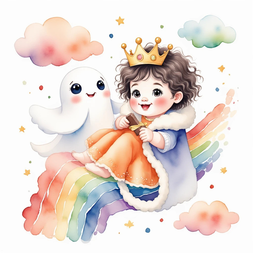 Glimmer Puff's Rainbow Raindrops