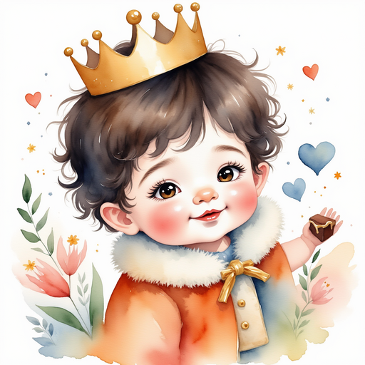 King Doodle Bum taps a chocolate tree with a gentle knock. In the background, flowers shaped like candy hearts