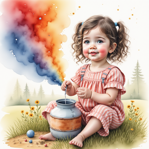 Sofia and the engineer creating 'rainbow fuel'.