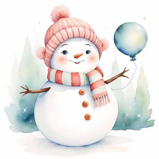 Frostyline Fable with a big smile, pointing at bright trees below. In the background, the balloon floats high.