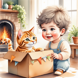 Tabby Has A Visitor