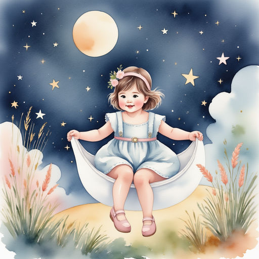 Grace finding the starlit slippers and being transported to a magical world.