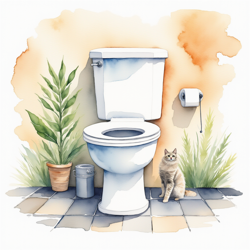 An illustration of a toilet