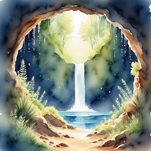 Willowbink, with joy and gratitude in her eyes, places the final golden egg into the enchanted basket. In the background, a close-knit group of fairies and creatures look on encouragingly, standing among flower-laden trees.