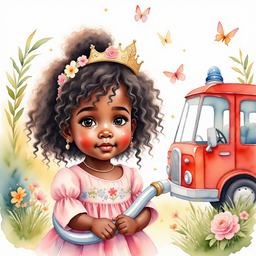 Princess Zoombella and the Friendly Fire Truck