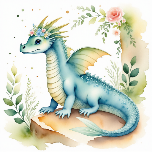 Nessie Sparkles peeking over a stone bench holding the magical map In the background, a vine-covered castle wall