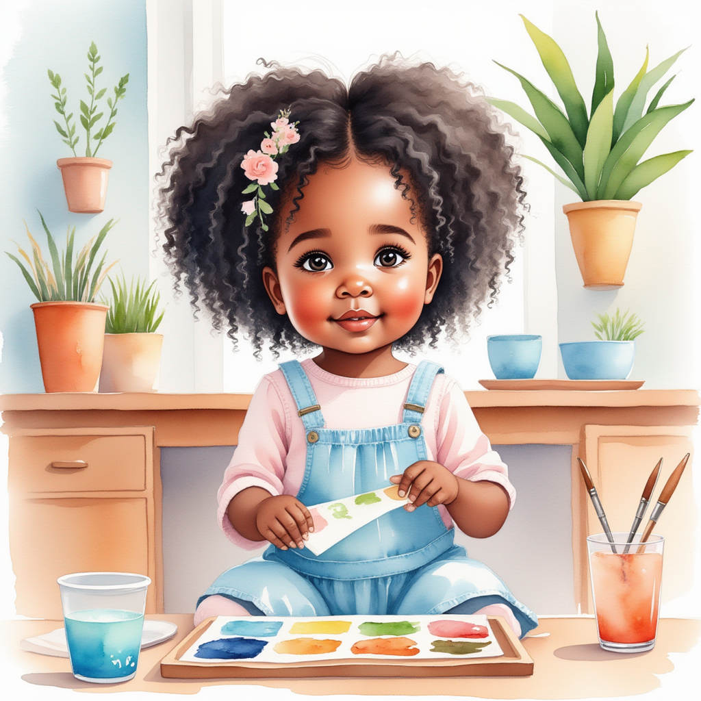 Potty Training Day at Ava's Art School