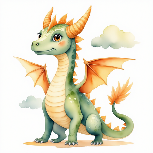 Show Ember Flare tilting his head, sniffing the air. In the background, clouds gather.