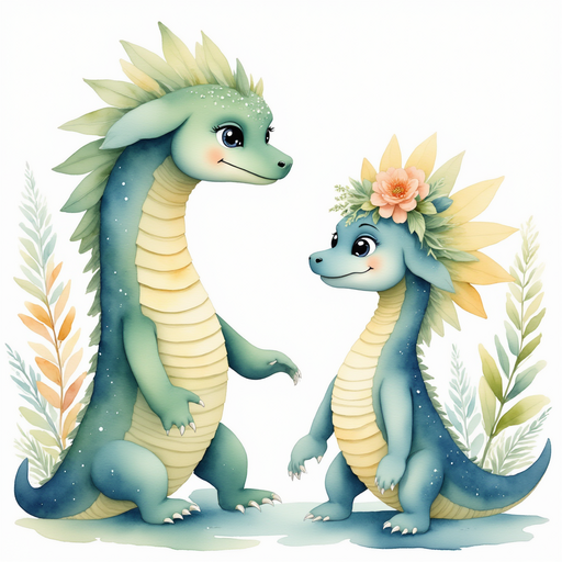 Orla facing Nessie Sparkles, explaining the nature of tornadoes. In the background, tree branches twist and turn around them.