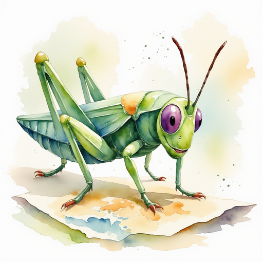 Buzzywhirl placing a shiny gear on the map. In the background, a small wooden table