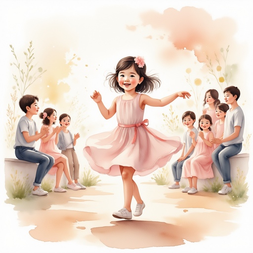 Grace dancing passionately, the audience clapping and cheering.