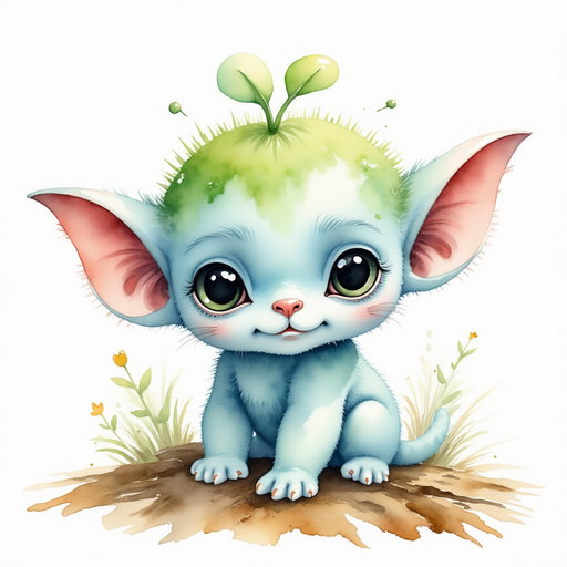 Zibloo kneels near the base of an old oak. In the background, twisted roots grasp the earth.