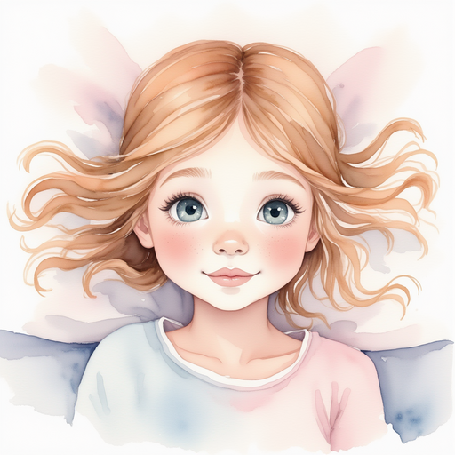 Vivian lying in bed with her eyes open.
