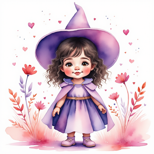 Willow Charms stands by a pink candy cane, hat shining in the sunlight. In the background, bubblegum flowers sway.