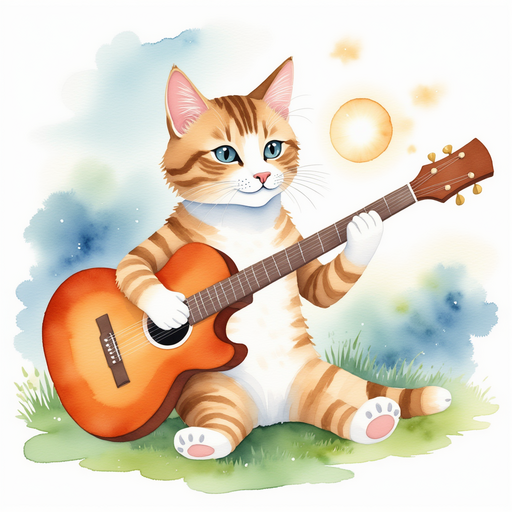 Luna playing simple tunes
