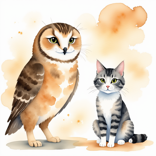 Benny the owl is advising Luna.