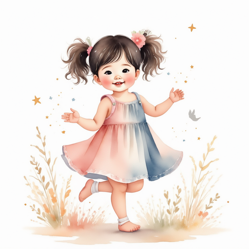 Grace dancing on her own