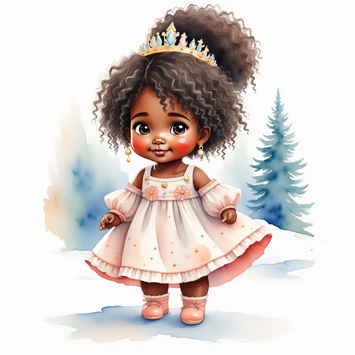 Princess Zoombella - who is black - looks determined as she stands beside a snow pile. In the background, a faint glimmer of the avalanche site