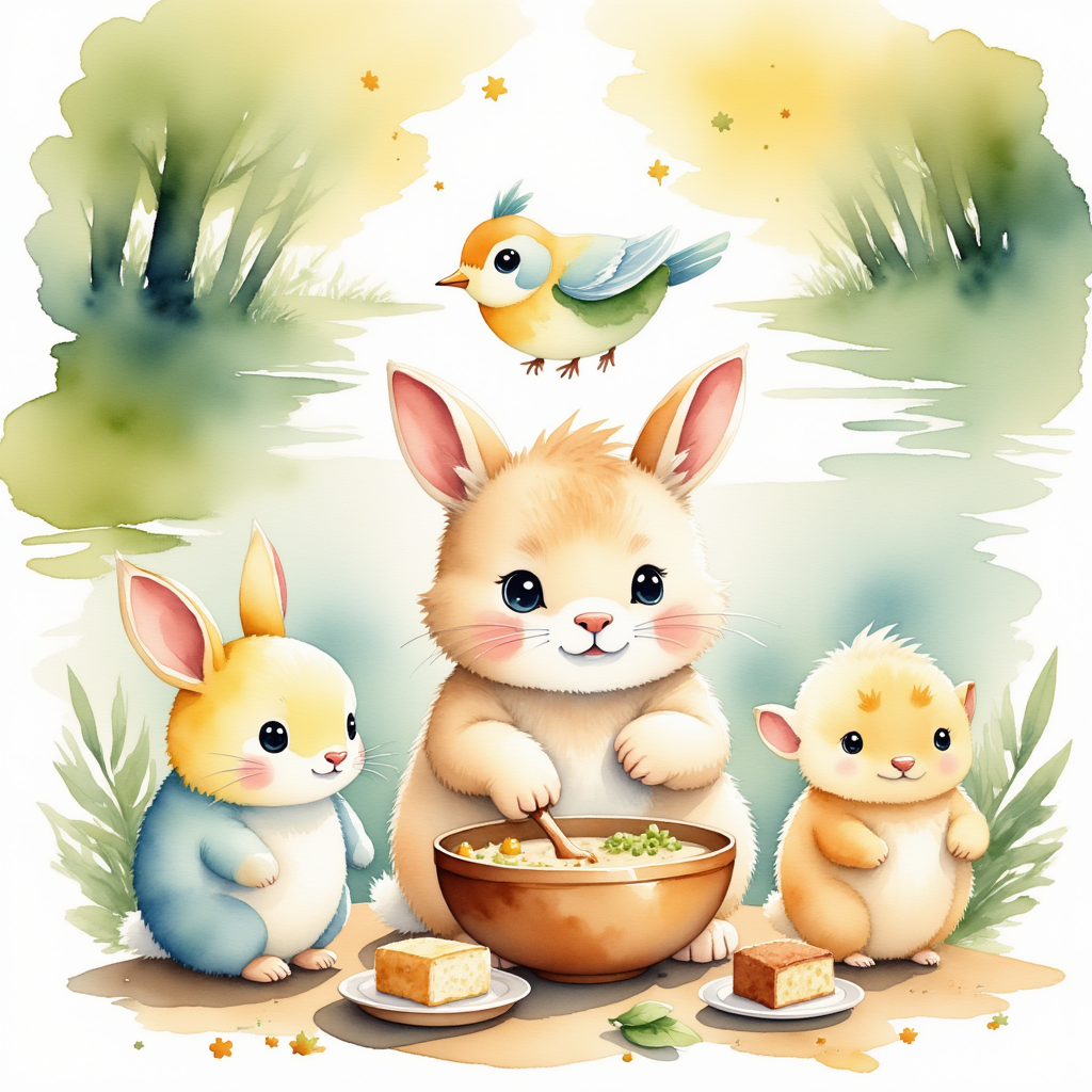 Little Bunny and the Riverbank Revelry