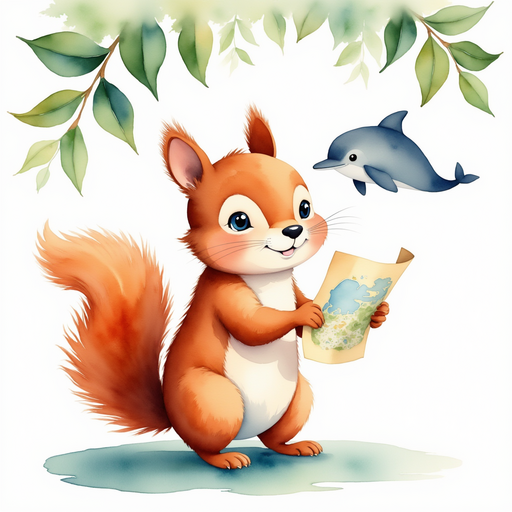 Mythical creatures roam freely under whispering trees in the magical forest, where Ivy and Holly find themselves engulfed in enchantment. In the background, tall trees with mystical auras and creatures peeking through foliage.
