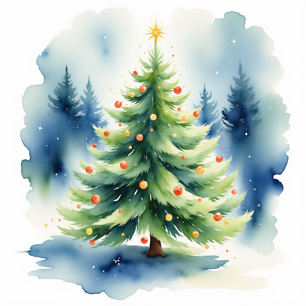 A Christmas tree