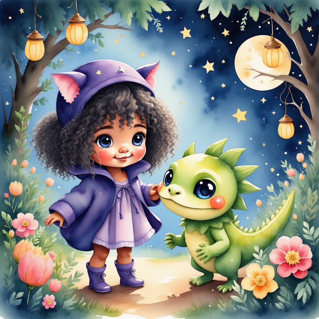 Luna and Blossom's Moonlit Garden Party