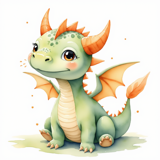 Ember Flare sniffs the cool air with curious eyes. In the background, the sky is wide and calm.