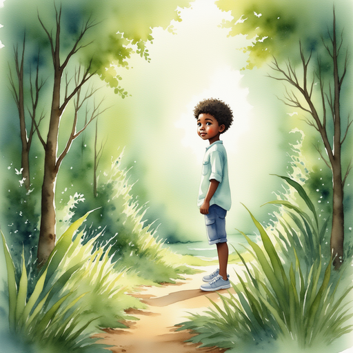 Michael entering the first maze, looking determined.