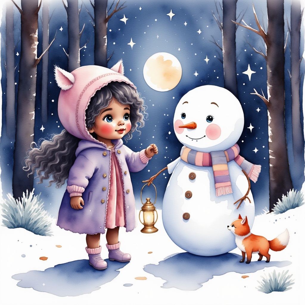Luna and Frostyline's Moonlit Adventure