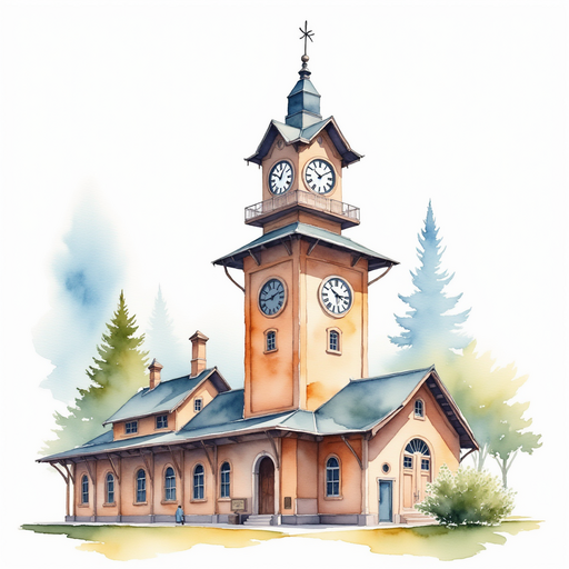 train station clock tower