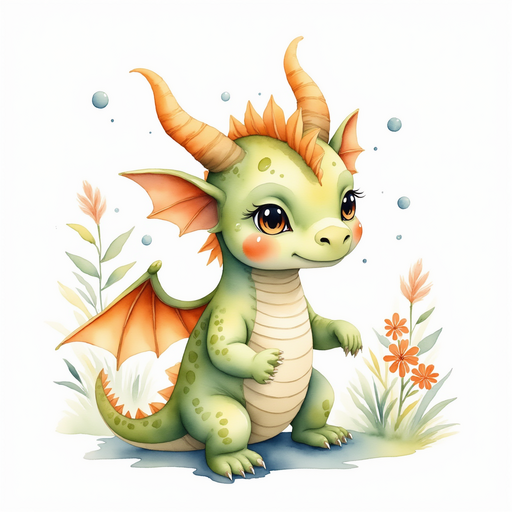 Ember Flare looking down at the ground with a small tear in her eye. In the background, wilting bubble flowers near the lake.