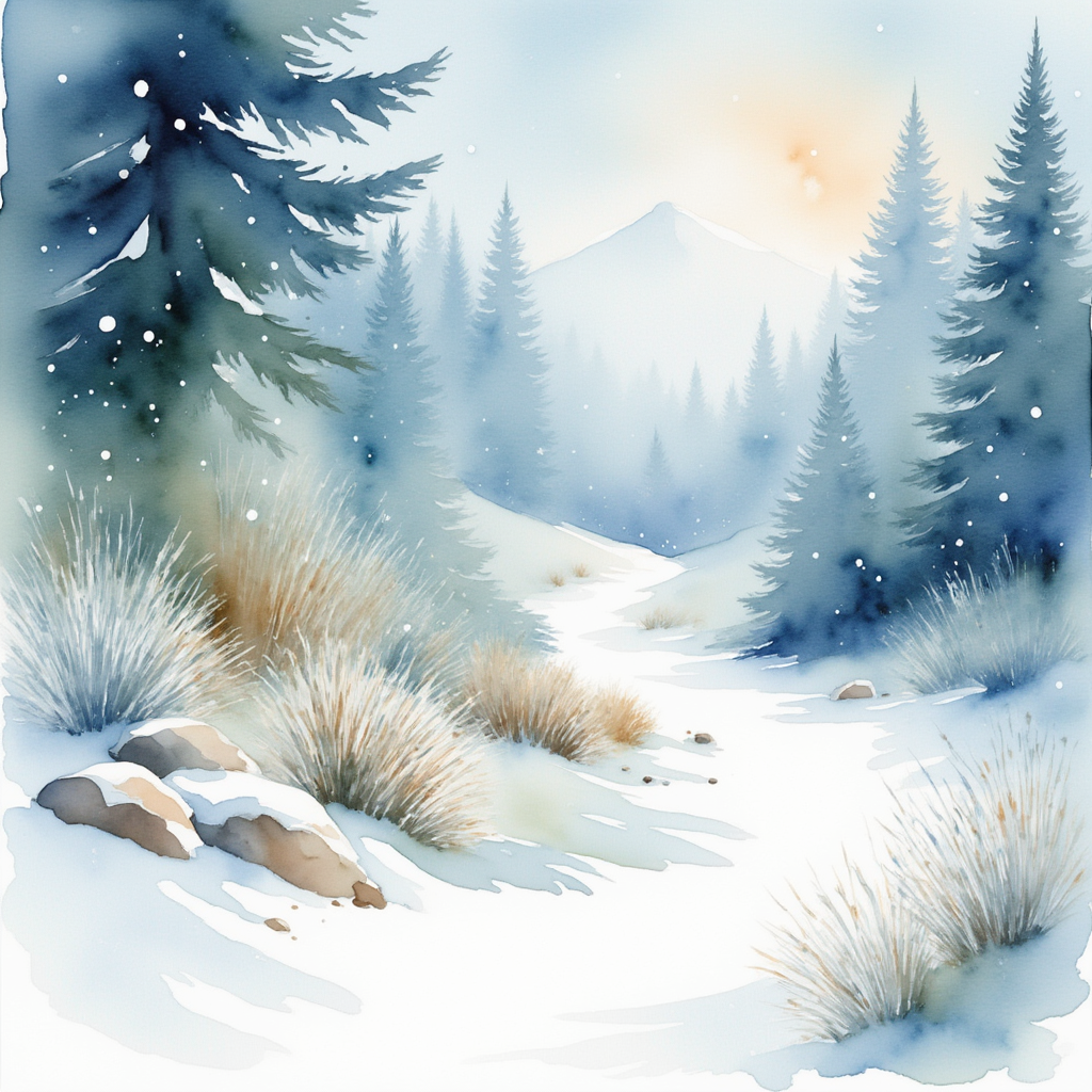 A snowy day