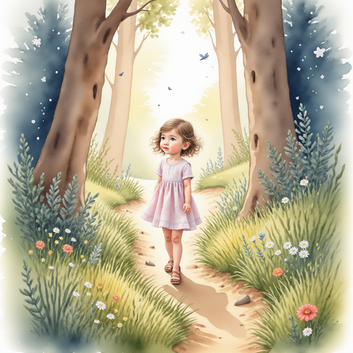Sofia and the unicorn finding their way out of the labyrinth.