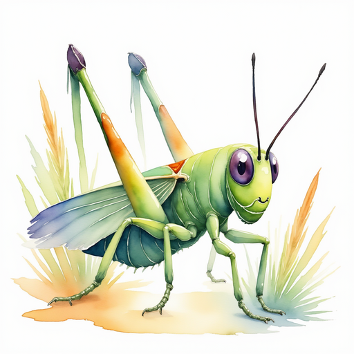 Buzzywhirl holding a small metal detector In the background, towering stems