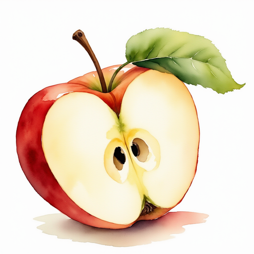An apple core