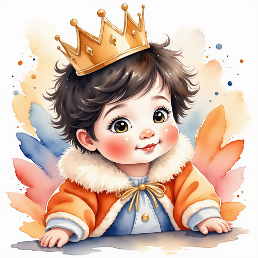 King Doodle Bum leans on his throne, tapping his foot In the background, swirly candy walls